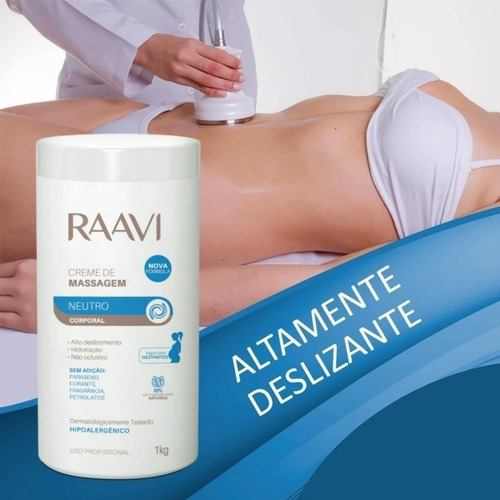 Creme para Massagem Corporal Neutro Raavi