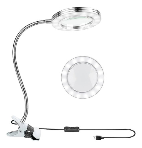 Lampara Led Con Lupa Flexible Sl-825