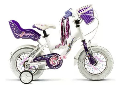 Bicicleta Rodado 12 Raleigh Cupcake De Aluminio Para Nena Color Violeta