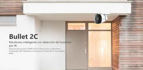 Cámara Ip Dahua Imou Ipc-f22n-0280b Bullet 2c 2mp 2.8mm Ir30