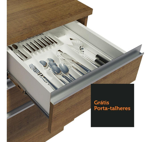 Madesa Gabinete Cocina Esquinero 504cm Glamy Color Marrón