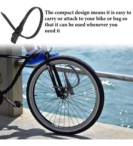 Candado De Combinación Para Bicicleta Candado Antirrobo Para