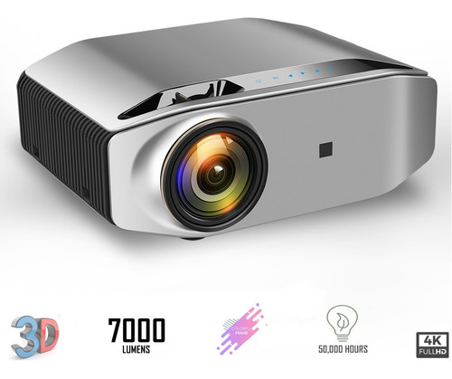Imagen 1 de 10 de Proyector Profesional Led 7000 Lumen Reales Nativo 1080 4k