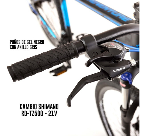 Imagen 3 de 9 de Bicicleta Mtb Firebird Aluminio R29 21v Shimano Susp Bloqueo