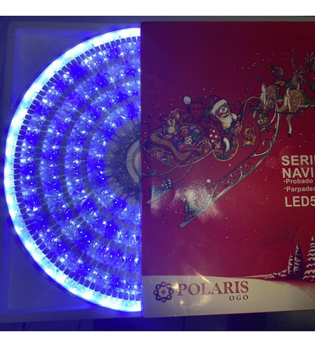 Serie De Luces Navideñas 500 Leds 23m Color De Las Luces Blanco - Azul