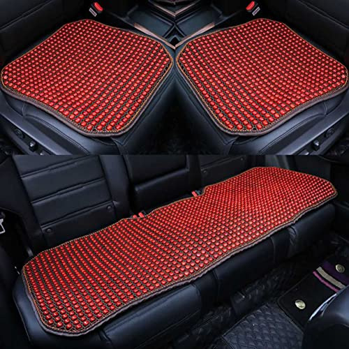 Lzcfjdfm Funda Asiento Coche Cuenta Madera Natural Cojin