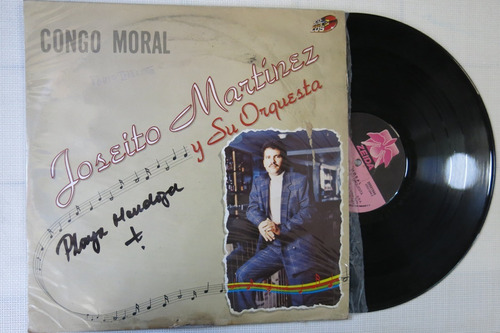 Vinyl Vinilo Lps Acetato Joseito Martinez Congo Moral  Salsa