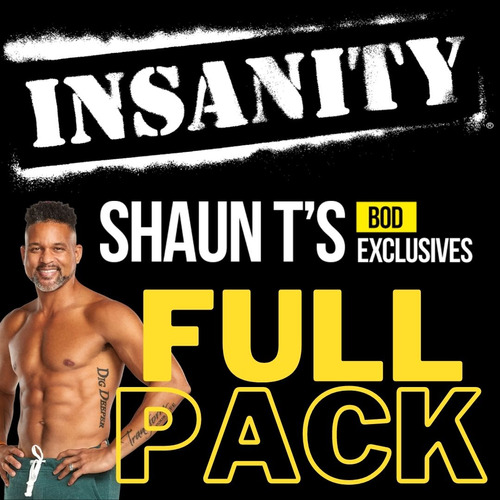 Shaun T Insanity Full Pack (12 Entrenamientos Completos) 