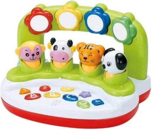 Juego Didactico Bebes Con Luz Y Sonido Animales Piano 