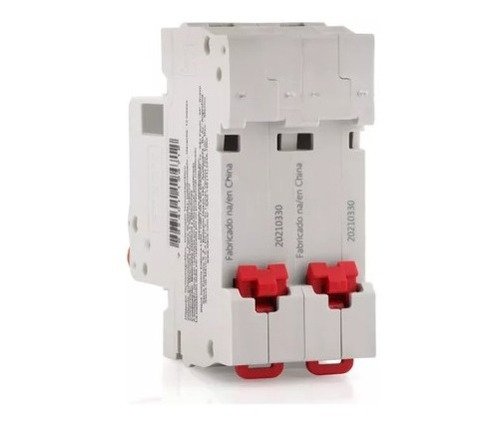 Imagen 2 de 3 de Llave Termica Bipolar Steck 2x20a Ubid 400v