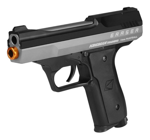 Pistola Atira Tinta Paintball Kingman Eraser 11mm + 10un Co2