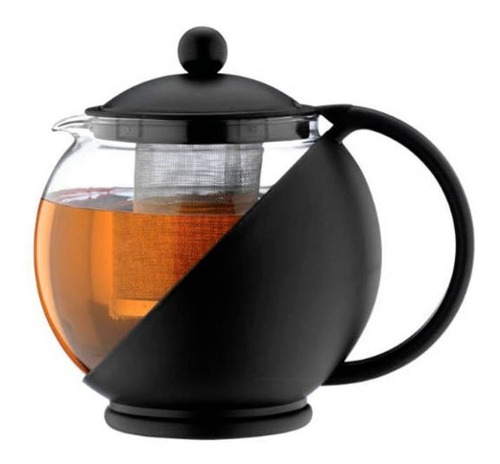 Tetera De Vidrio Con Filtro Infusor Para Té En Hebras 1250ml