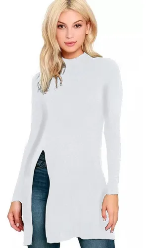 Blusones largos blancos new arrivals