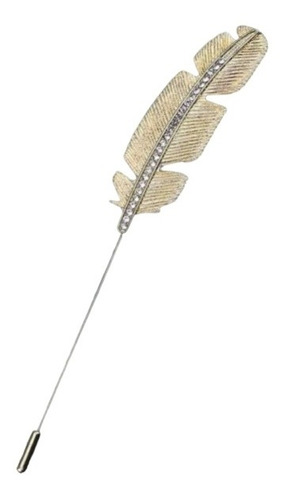 Fistol Broche De Pluma Pin Para Solapa Traje Hombre 