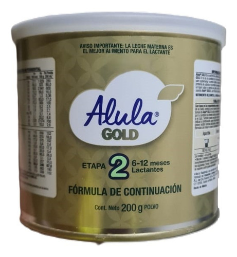 Alula Gold Etapa 2 Pack 4 Latas 200gr C/u