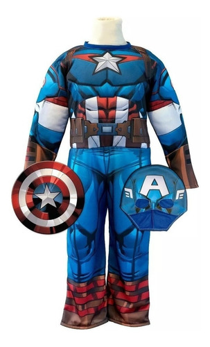 Disfraz Capitan America Talle 0  Marvel New Toys 2181