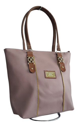 Imagem 8 de 8 de Bolsa Feminina Grande De Ombro Barata Tecido Sintético Bs17
