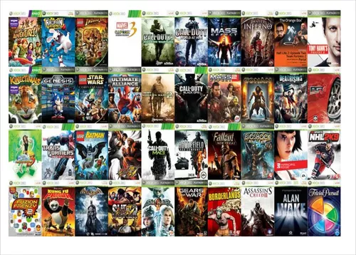 Jogos Xbox 360, Kit Com 10 Jogos Patch Lt 3.0,leia Descrição
