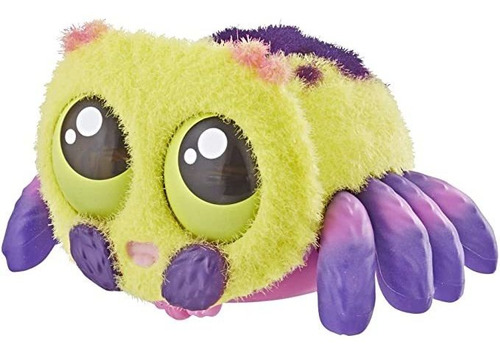 ¡hasbro Yellies! Lil' Parpadea; Mascota Araña Activada Por