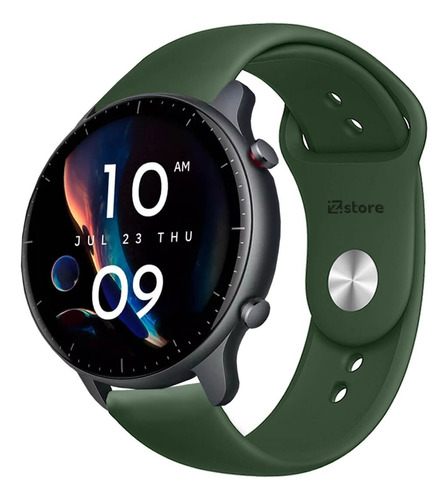 Correa Compatible Con Amazfit Gtr2 Verde Militar