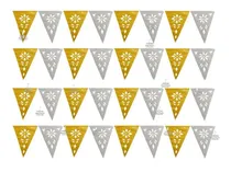 Comprar Decoración Banderines Plástico 40 Tira 8mts - Papel Picado