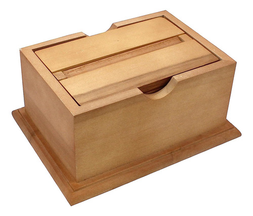 Caja De Cigarrillos De Madera Dispensador De Madera Mágico S