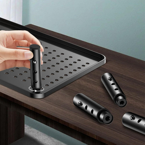 Soporte Para Monitor Y Laptop Ajustable 3 Alturas, Negro