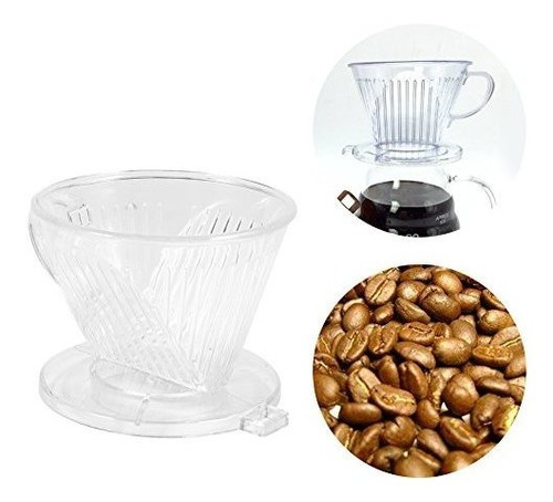 Accesorios Para Cafeteras Pour Over Coffee Filter - Transpar