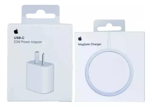 Cargador Carga Rápida 20W + MagSafe Apple para iPhone