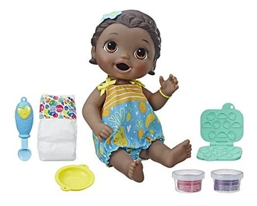 Baby Alive Super Snacks Snackin' Lily Baby: Muñeca Bebé Que 