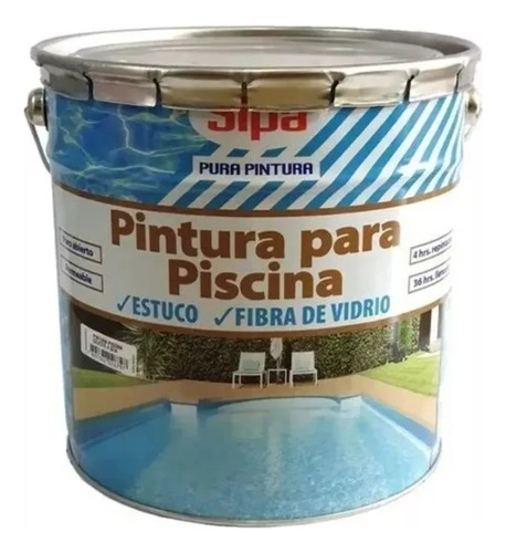 Pintura Piscina Fibra Vidrio Hormigon Sipa Tineta