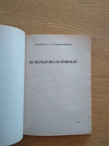 El Poder Mental. Los Símbolos Secretos (Usado)