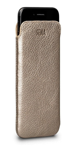 Estuche Funda Cuero iPhone 6  6s Ultraslim Gold Sena Ta0096