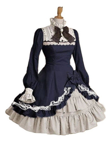 Criada Cosplay Anime Traje Sirviente Sirviente Vestido Lolit