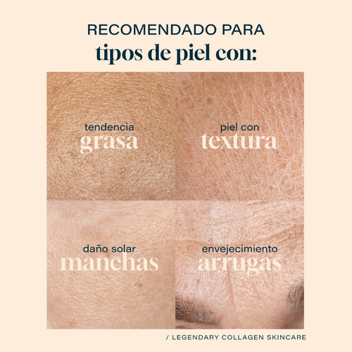Imagen 6 de 7 de Serum Facial Acido Glicolico Colageno Aha - Peeling Facial