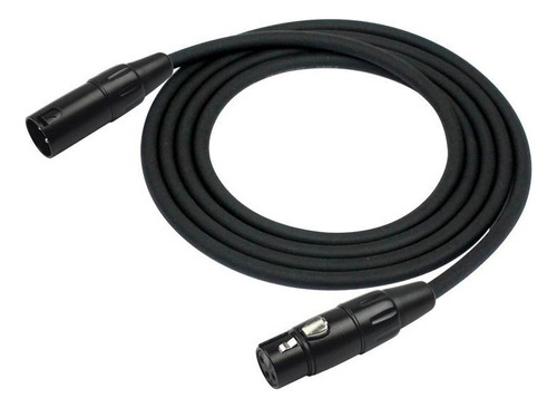 Cable Kirlin Para Micrófono 3 Mts Profesional, Mpc-470pb Bk