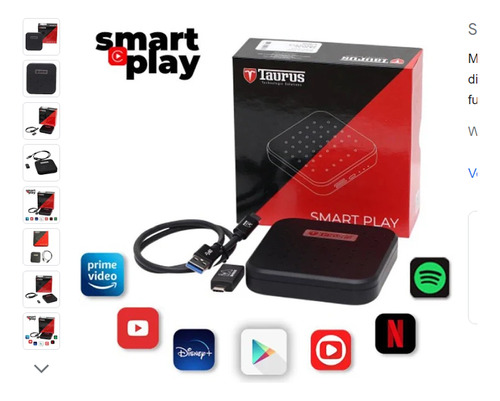 Streaming Box Carros -smart Play Taurus. Android, Youtube E+