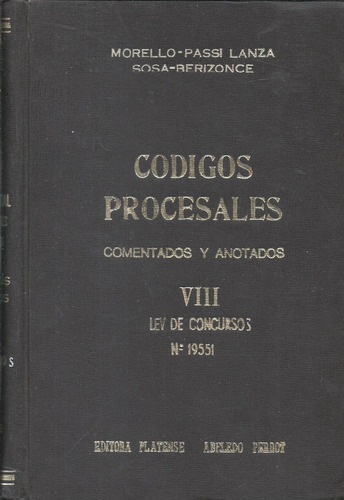 Procedimiento En El Concurso Y La Quiebra - Morello