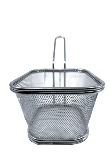 Imagen 3 de 4 de 12 Canastas Cesta Mini Acero Inox Chip Papas Fritas