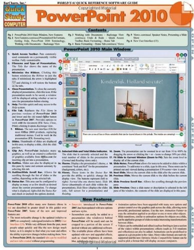 Powerpoint 2010 (quickstudy Computer)