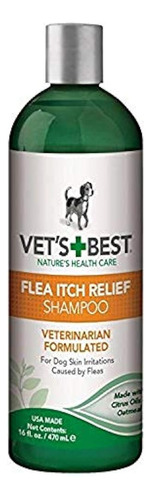 Champú Vets Best Flea Itch Relief Para Perros 16 Oz