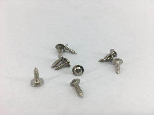 Pack X 30 Mini Tornillo Cabeza Chata 6mm X 7mm Alto X 2mm 