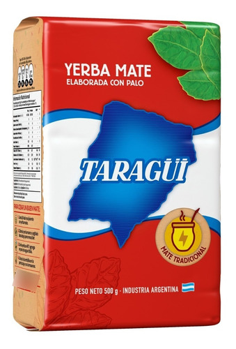 Yerba Mate Taragüí Tradicional - (fardo C/ 10 Un. De 500g)