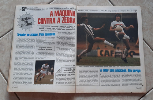 Revista Placar 548 Fluminense Campeão 1980 Superpôster (Usado)