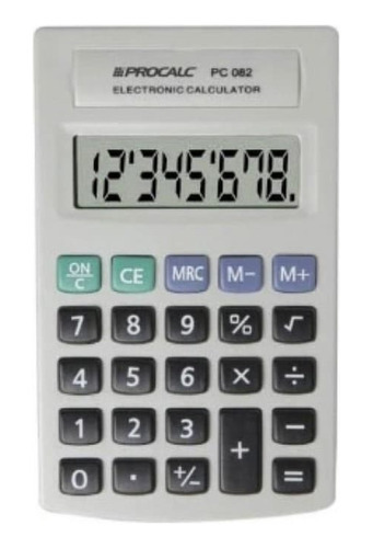 Calculadora Pessoal 8 Digitos Pc082 Procalc