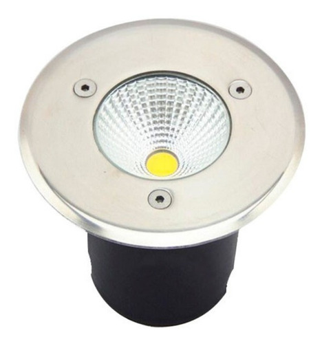 Balizador De Embutir Degrau Redondo Led 1w 6000k Bivolt