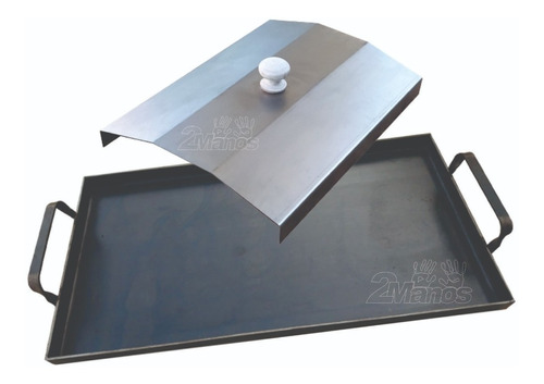 Plancha Chivitera 50x30 + Tapa 29x39 Plegadas Con Tiradores 