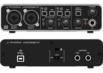 Comprar Interfaz De Audio Behringer Umc202 Hd Grabacion Profesional 