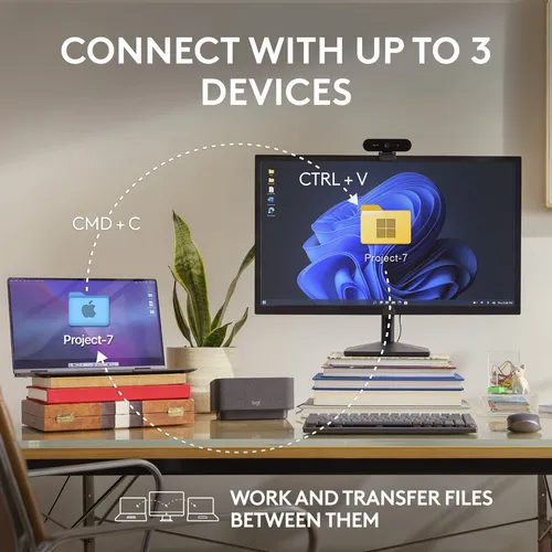 Ratón Inalámbrico Logitech Mx Anywhere 3s 8k Dpi - Rosa