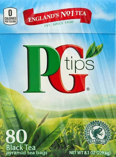 Pg Tips Te Negro Premium, Bolsas De Te Piramidal, 80 Unidade